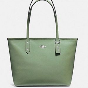 Authentic Coach city zip tote
